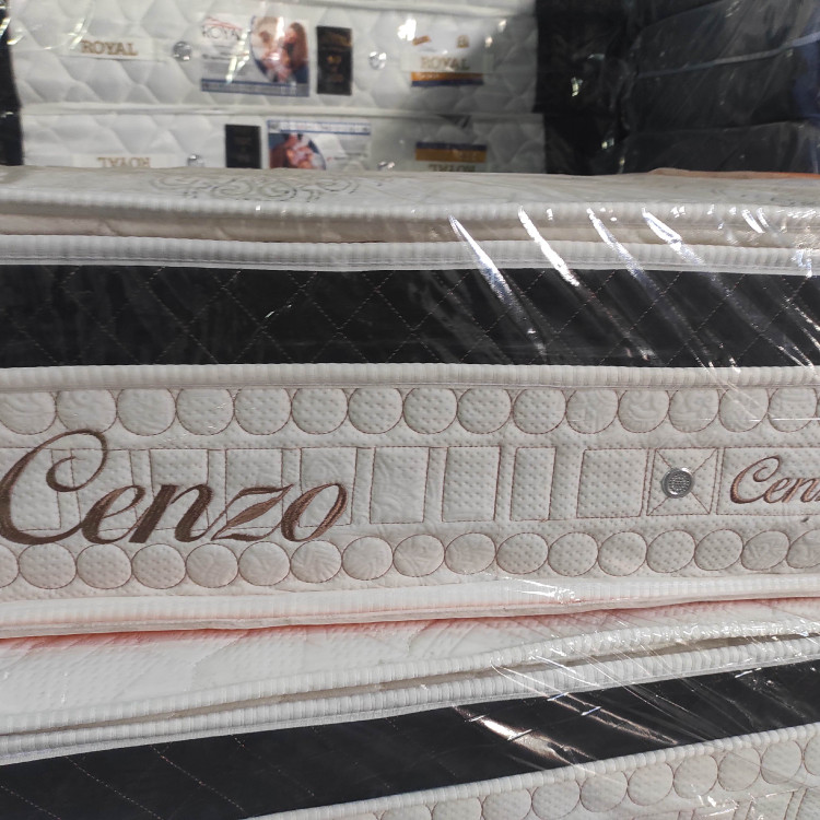 تشک Cenzo کنزو سوپرطبی فنری پددار اسفنجی 10سال ضمانت 120 در 200